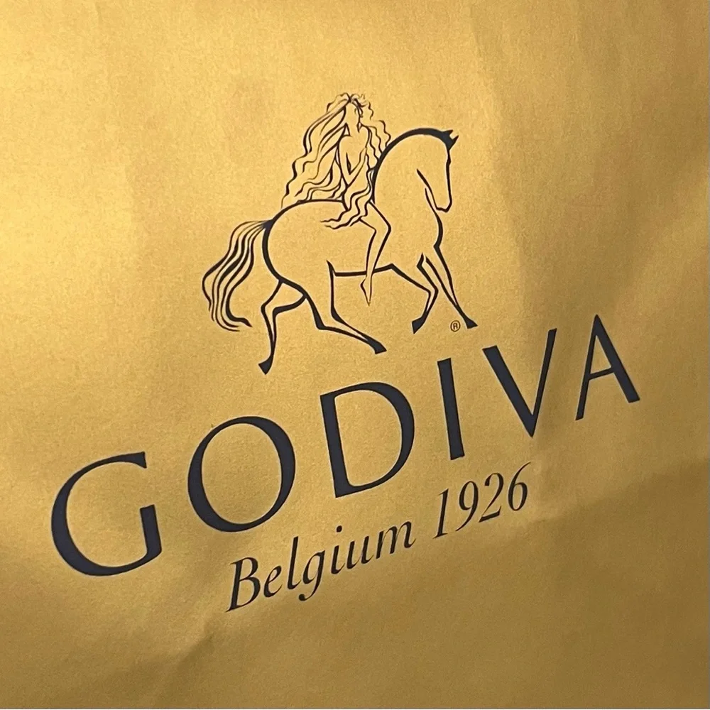 NEW Gold Godiva Gift Bag